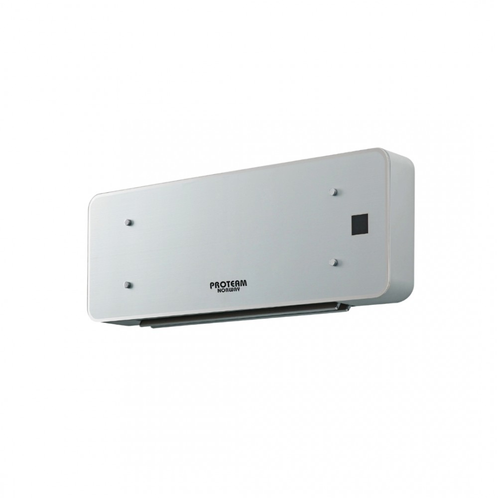 PROTEAM Norway HW800 Fan Coil 2.45/3.30kW Τοίχου Ασημί