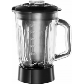 Russell Hobbs Matte Black Μπλέντερ για Smoothies με Γυάλινη Κανάτα 1.5lt 650W Μαύρο