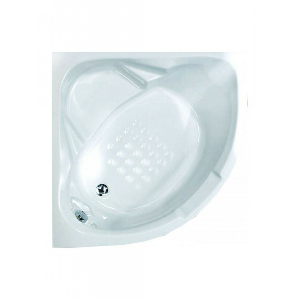 Sanitec Samantha Γωνιακή Μπανιέρα Ακρυλική 105x105cm