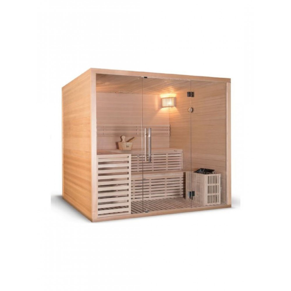 Sauna Serenis Hemlock Σάουνα 4 Ατόμων Εσωτερικού Χώρου Μ180xΒ150xΥ210cm Sauna Serenis Hemlock Σάουνα 4 Ατόμων Εσωτερικού Χώρου Μ180xΒ150xΥ210cm