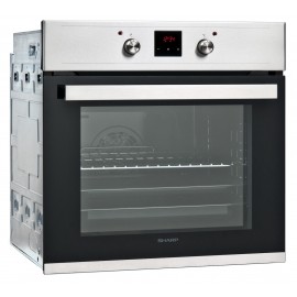 SHARP K-60D22IM1-EU Εντοιχιζόμενος Φούρνος 69L με Αέρα και Inox Πρόσοψη