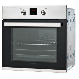 SHARP K-60D22IM1-EU Εντοιχιζόμενος Φούρνος 69L με Αέρα και Inox Πρόσοψη