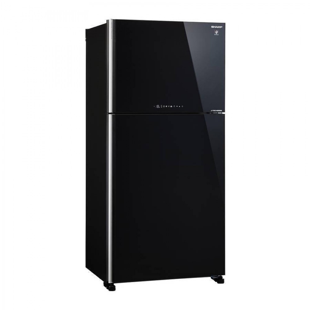 SHARP Ψυγείο Δίπορτο Μαύρο NO FROST 604lt SJ-YG740GBK