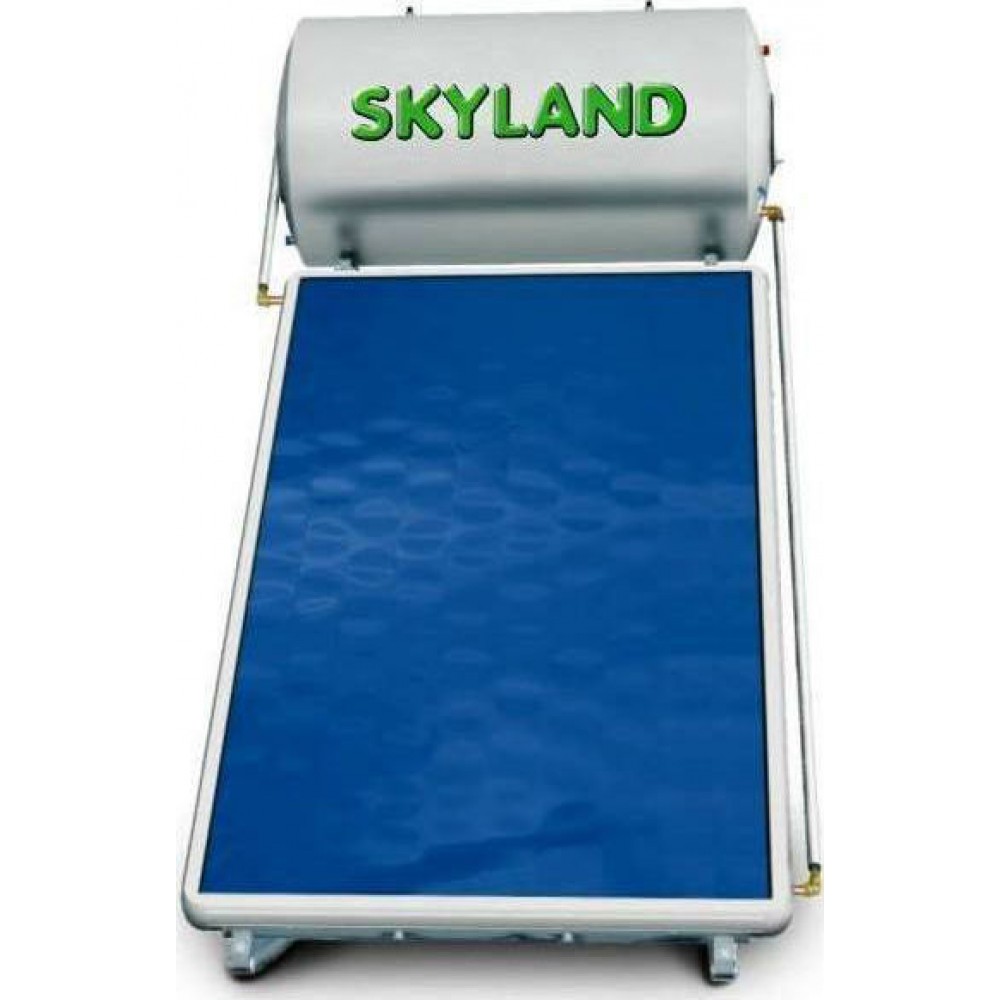 Skyland GL Ηλιακός Θερμοσίφωνας 150lt/2.30m² Glass Διπλής Ενέργειας με Επιλεκτικό Συλλέκτη