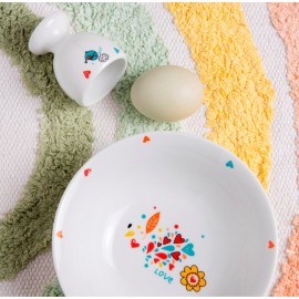 SP Tableware Σετ Φαγητού Elephant από Πορσελάνη Λευκό 4τμχ