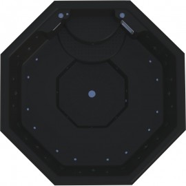 Spa Μπανιέρα Ακρυλική με Υδρομασάζ 195x195xΥ0,94cm