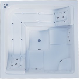 POOL Spa Μπανιέρα Ακρυλική 195x195cmx0.89cm