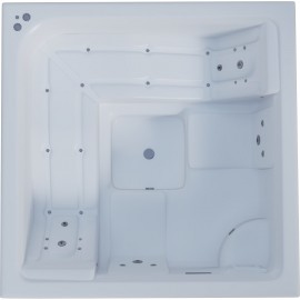 POOL Spa Μπανιέρα Ακρυλική 195x195cmx0.89cm