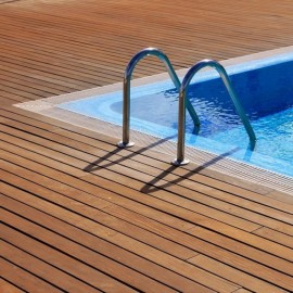 Σκάλα Πισίνας Standard με 5 Σκαλοπάτια από Ανοξείδωτο Ατσάλι 144.6x50εκ.