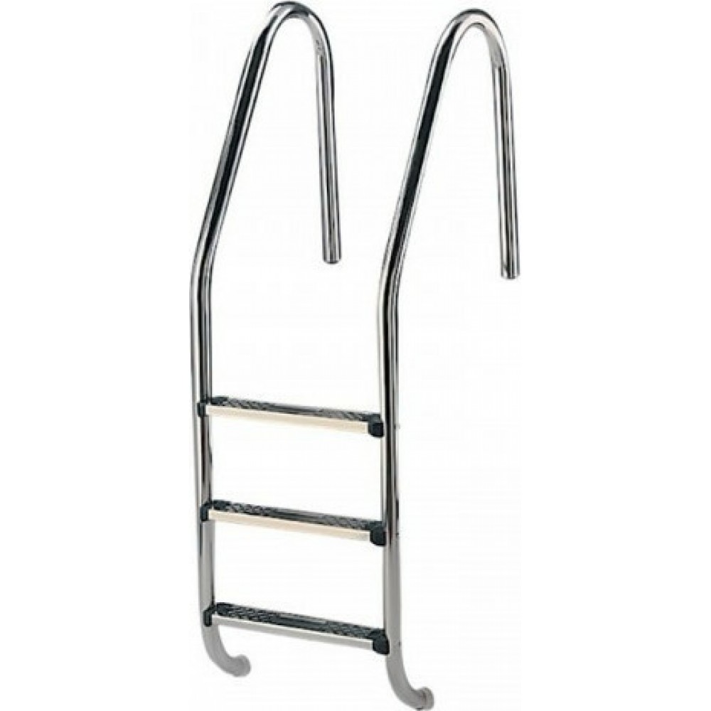 Σκάλα Πισίνας Standard PLS-300 με 3 Σκαλοπάτια από Ανοξείδωτο Ατσάλι 94.6x50εκ.