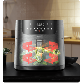 Tesla AF800B Air Fryer 8lt Μαύρο