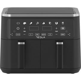 Tesla AF900BSD Air Fryer με Διπλό Αποσπώμενο Κάδο 9lt Μαύρο