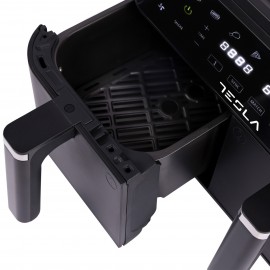 Tesla AF900BSD Air Fryer με Διπλό Αποσπώμενο Κάδο 9lt Μαύρο