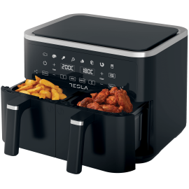 Tesla AF900BSD Air Fryer με Διπλό Αποσπώμενο Κάδο 9lt Μαύρο
