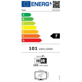 Tesla Smart Τηλεόραση 65" 4K UHD LED 65E635SUS HDR (2022)