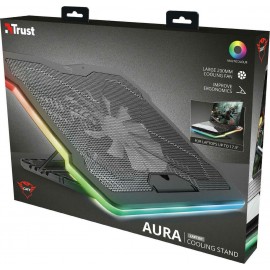 Trust GXT 1126 Aura Cooling Pad για Laptop έως 17.3" με 1 Ανεμιστήρα και Φωτισμό