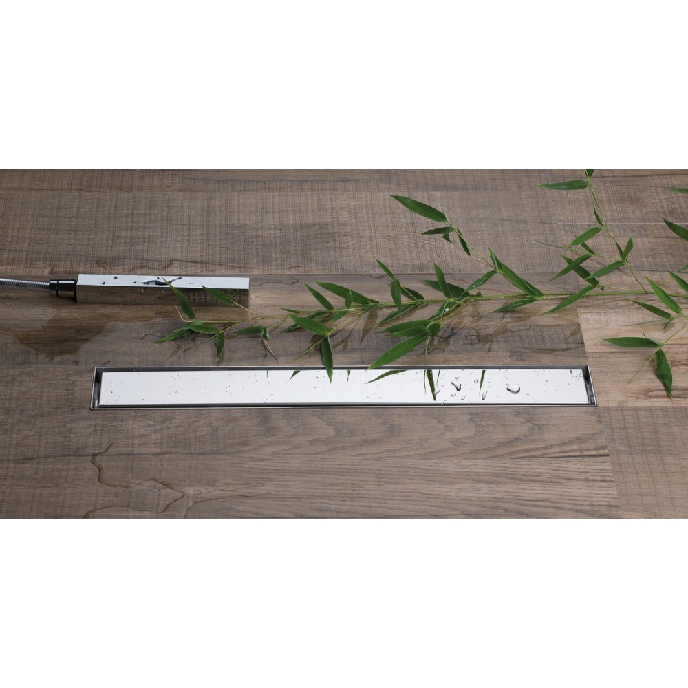 Acrilan IN-TILE Ανοξείδωτη Σχάρα Δαπέδου με Μέγεθος 60*10cm Ασημί