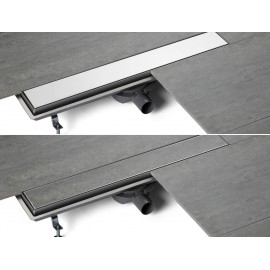 Acrilan IN-TILE Ανοξείδωτη Σχάρα Δαπέδου με Μέγεθος 60*10cm Ασημί