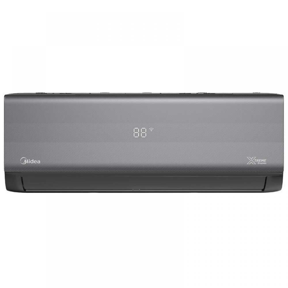 Midea Xtreme Graphite AG16Graph-12N8D0-I/12N8D0-O Κλιματιστικό Inverter 12000 BTU A++/A+ με Ιονιστή και WiFi