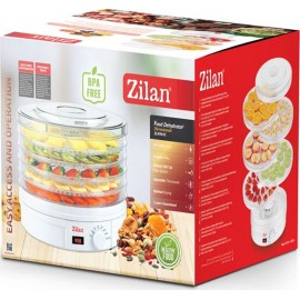 Zilan Αποξηραντής Τροφίμων με 5 Ράφια και Ρυθμιζόμενη Θερμοκρασία 35-70°C