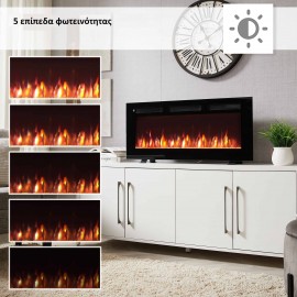 Ηλεκτρικό Τζάκι Εντοιχιζόμενο - Τοίχου - Δαπέδου Richen Life 40